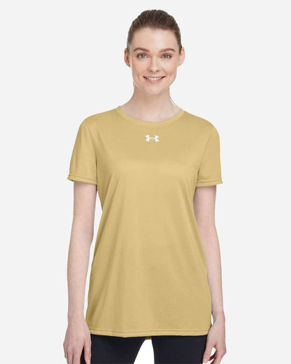 Under Armour Women's Team Tech™ T-Shirt 1376847 #colormdl_Team Vegas Gold/ White
