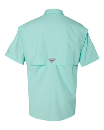 Columbia Men's PFG Bahama™ II Short Sleeve Shirt 212464 #color_Gulf Stream
