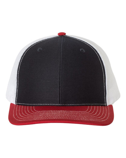 Richardson Snapback Trucker Cap 112 #color_Navy/ White/ Red