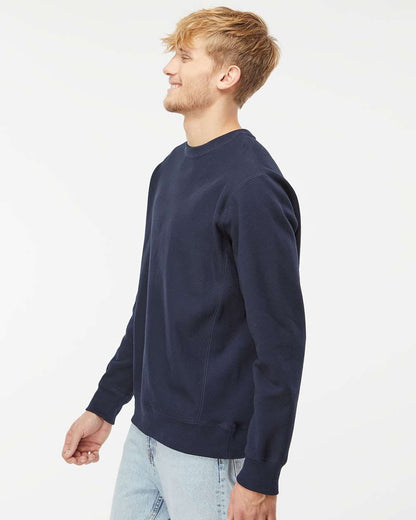 Independent Trading Co. Unisex Legend Premium Heavyweight Cross-Grain Crewneck Sweatshirt IND5000C #colormdl_Classic Navy
