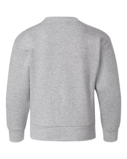 Hanes Youth EcoSmart® Crewneck Sweatshirt P360 #color_Light Steel