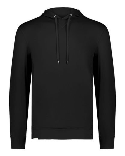 Holloway Youth Eco Revive™ Ventura Soft Knit Hooded Sweatshirt 222698 #color_Black