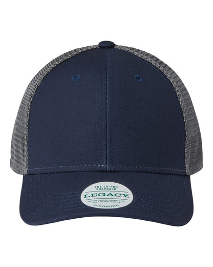 LEGACY Lo-Pro Snapback Trucker Cap LPS #color_Navy/ Dark Grey