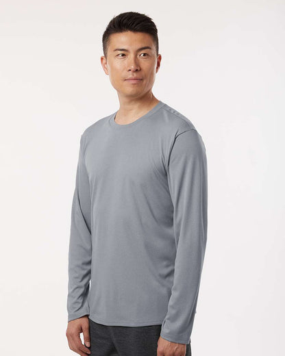 AllPro Unisex Pro-Lock Performance Long Sleeve T-Shirt 48400 #colormdl_Heather Steel
