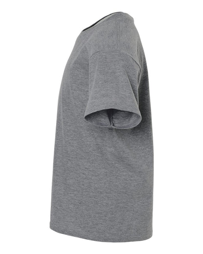 Gildan Youth Light Cotton T-Shirt 3000B #color_Graphite Heather