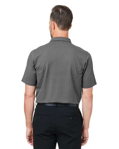 Devon & Jones Men's Crownlux Performance® Geo Polo DG101 #colormdl_Graphite/ Silver
