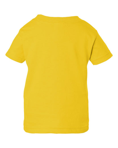 Rabbit Skins Infant Cotton Jersey Tee 3401 #color_Yellow