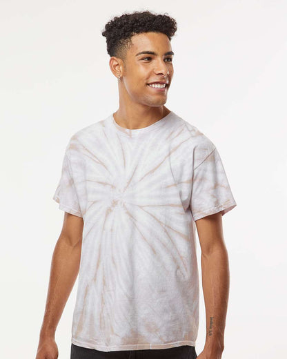 Dyenomite Cyclone Pinwheel Tie-Dyed T-Shirt 200CY #colormdl_Sand