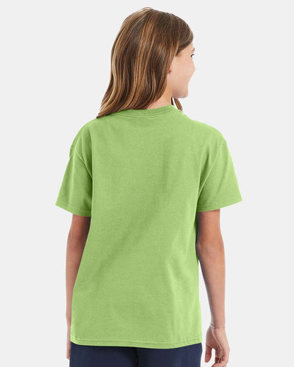 Hanes Authentic Youth T-Shirt 5450 #colormdl_Lime