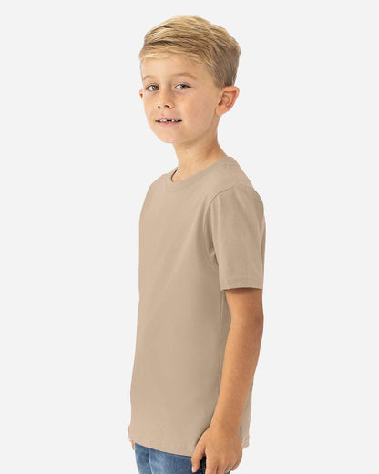 Next Level Youth Cotton T-Shirt 3310 #colormdl_Tan