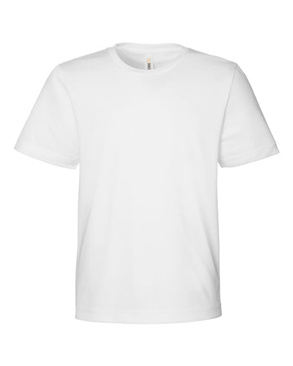 CORE365 Youth Capital Performance T-Shirt CE10Y #color_White
