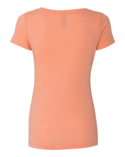 Next Level Women’s Triblend Scoop Neck T-Shirt 6730 #color_Vintage Light Orange