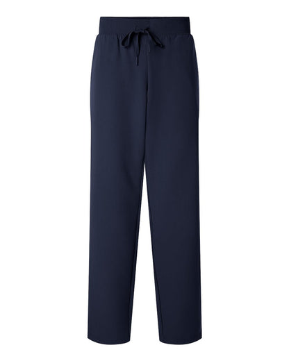 Jaanuu Women's Petite Sizes Xenos Essential Knit-Waist Scrub Pants W20001P #color_Midnight Navy