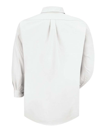 Red Kap Men's Poplin Dress Shirt SP90 #color_White - Sleeve 36/37