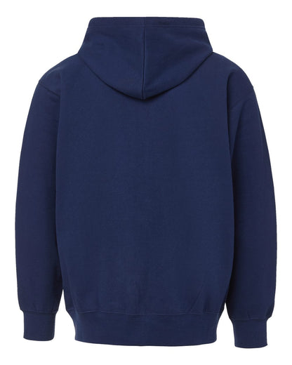 MV Sport Unisex Vintage Fleece Full-Zip Hooded Sweatshirt 22132 #color_Vintage Blue