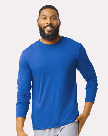 Gildan Unisex Performance® Long Sleeve T-Shirt 42400 #colormdl_Royal