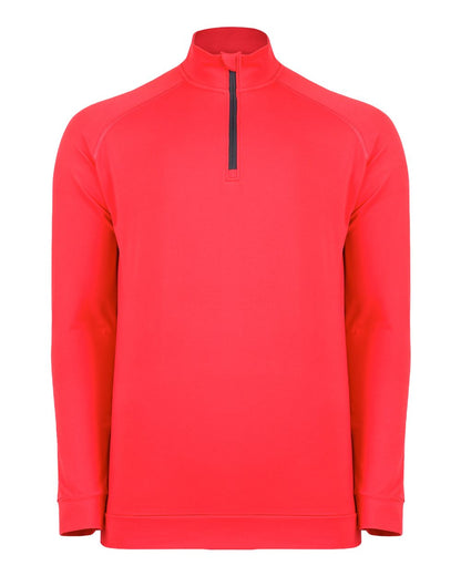 Swannies Men's Colt Quarter-Zip Pullover SWC500 #color_Coral