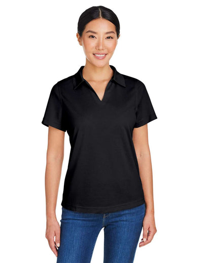 CORE365 Women's Market Snag Protect Mesh Polo CE104W #colormdl_Black