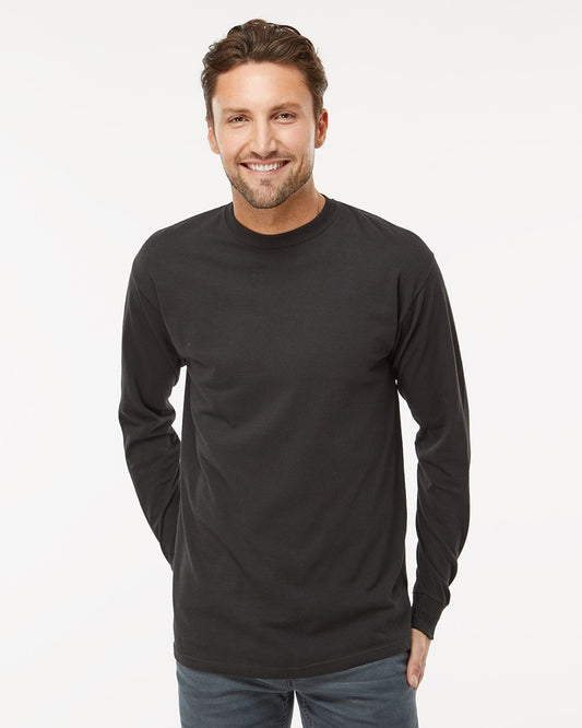 M&O Unisex Gold Soft Touch Long Sleeve T-Shirt 4820
