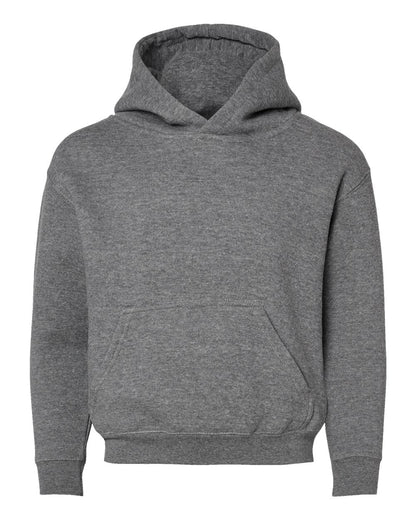 LAT Youth Fleece Hoodie Sweatshirt 2296 #color_Granite Heather