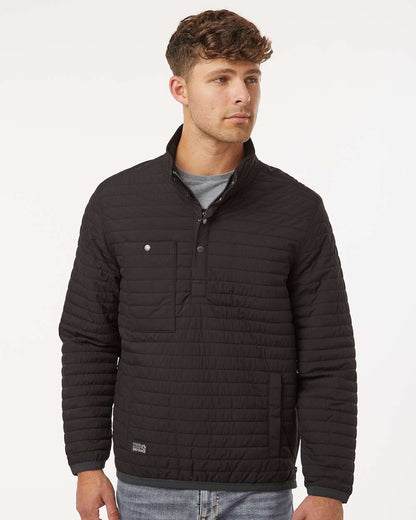 DRI DUCK Men's Keystone Quilted Pullover 5303 #colormdl_Black