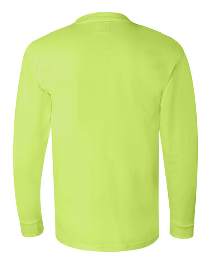 Bayside USA-Made Long Sleeve T-Shirt 6100 #color_Lime Green