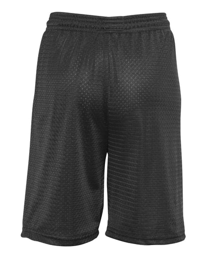 C2 Sport Youth Mesh Shorts 5209 #color_Black