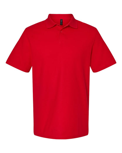 Gildan Unisex Softstyle® Pique Polo 64800 #color_Cherry Red