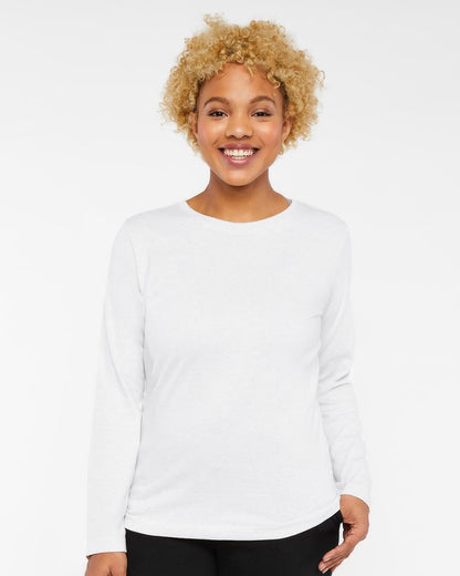 LAT Women's Long Sleeve Premium Jersey Tee 3588 LAT Women's Long Sleeve Premium Jersey Tee 3588
