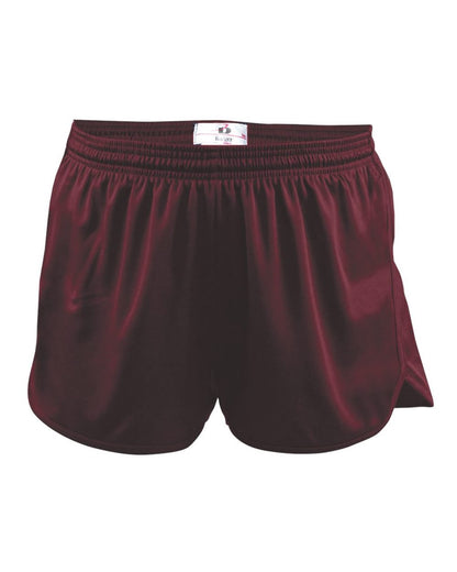 Alleson Athletic B-Core Track Shorts 7272 #color_Maroon