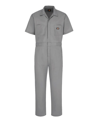 Dickies Men's Tall Short Sleeve Coverall 3339T #color_Grey