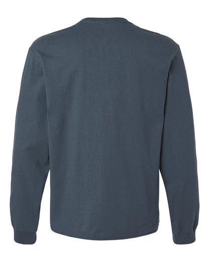 BELLA + CANVAS Unisex 7.5 oz Heavyweight Long Sleeve Tee 4651 #color_Vintage Navy