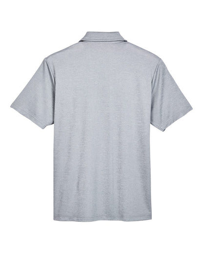 Devon & Jones Men's CrownLux Performance® Address Mélange Polo DG22 #color_Grey Heather