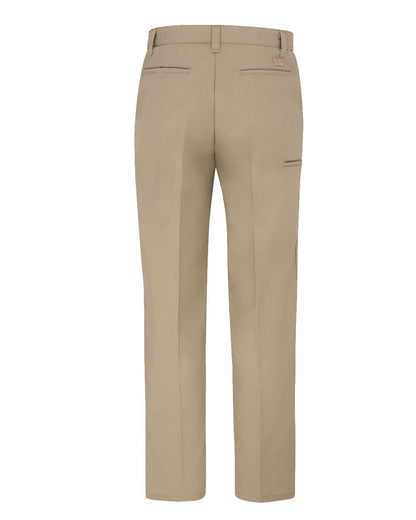 Dickies Men's Premium Industrial Flat Front Comfort Waist Pants LP70 #color_Desert Sand - 34I