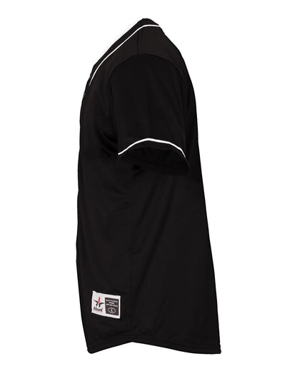 Alleson Athletic Youth Diamond Jersey 52MBBJY #color_Black/ White