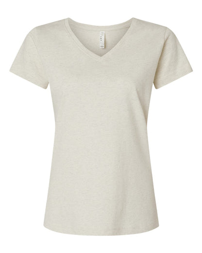 LAT Women's Fine Jersey V-Neck Tee 3507 #color_Natural Heather