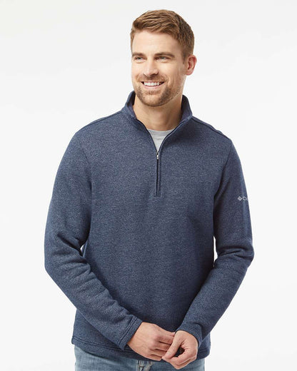 Columbia Men's Great Hart Mountain™ III Half-Zip Pullover 212487 #colormdl_Collegiate Navy