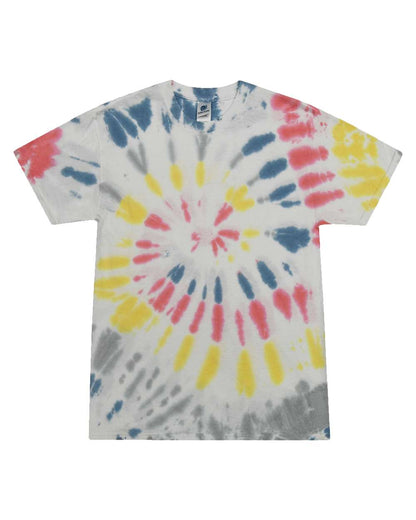 Colortone Youth Multi-Color Tie-Dyed T-Shirt 1000Y #color_Yellowstone