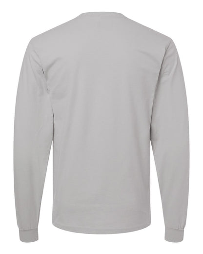 American Apparel Unisex Fine Jersey Long Sleeve Tee 2007 #color_New Silver