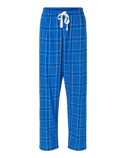 Boxercraft Women's Haley Flannel Pants BW6620 #color_Royal Field Day Plaid