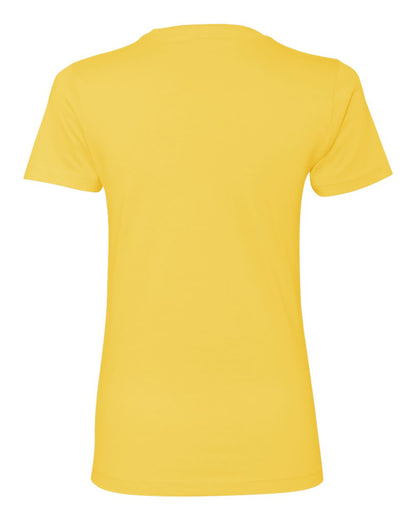 Next Level Women’s Cotton T-Shirt 3900 #color_Vibrant Yellow