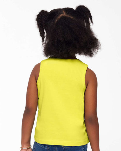 Rabbit Skins Toddler Fine Jersey Tank 3323 #colormdl_Yellow