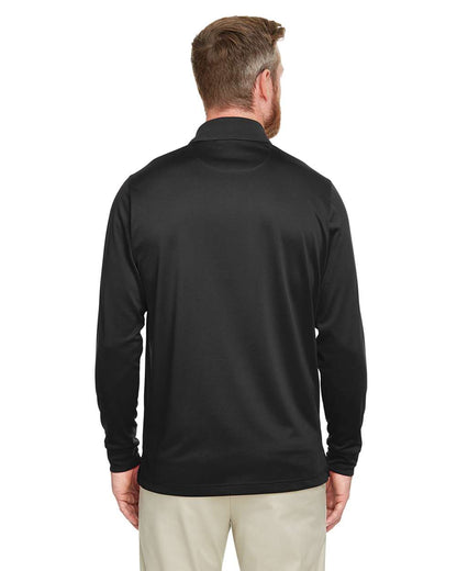 Harriton Men's Advantage Snag Protection Plus IL Long Sleeve Polo M348L #colormdl_Black