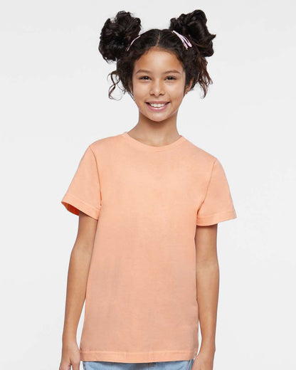 LAT Youth Fine Jersey Tee 6101 #colormdl_Peachy