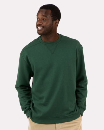 Boxercraft Fleece Crew Pullover BM5101 #colormdl_Dark Green