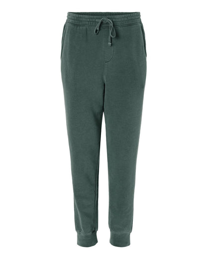 Independent Trading Co. Unisex Pigment-Dyed Fleece Sweatpants PRM50PTPD #color_Pigment Alpine Green