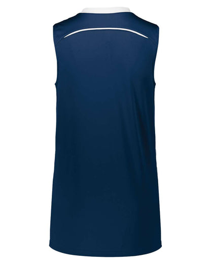 Augusta Sportswear Girls' Rover Jersey 1688 #color_Navy/ White