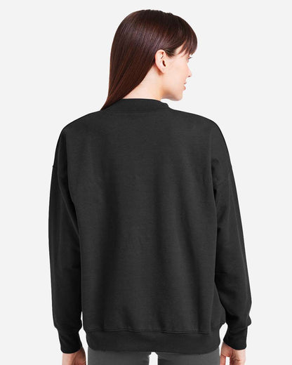 Glyder Women's Vintage Oversized Pullover Sweatshirt PDP6789 #colormdl_Black