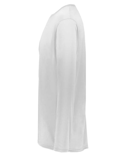 Holloway Youth Momentum Long Sleeve T-Shirt 222823 #color_White