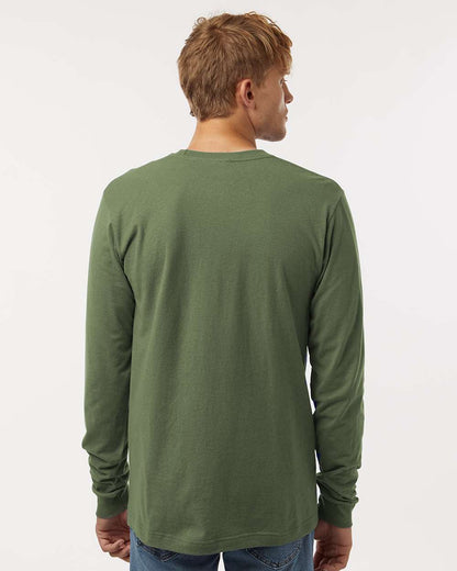 Tultex Unisex Fine Jersey Long Sleeve T-Shirt 202LS #colormdl_Military Green